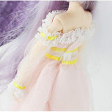 BJD 12 inch Toy Doll Goddess Image Hair Wigs for 1/6 3D Eyes Doll Wigs SD Dolls Flexible Joint Movable Accessory