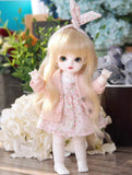 MDSQ BJD Doll Girl SD Doll 1/8 Joint Doll 16CM Full Set Joint Dolls Can Change Clothes Shoes Decoration Wait