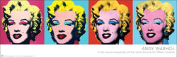 Culturenik Andy Warhol Marilyns Pop Art Poster Print (Marilyn Monroe) 12x36