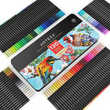 Arteza Art Markers Alcohol Based Everblend Sketch Markers Set of 120 Colors, Dual Tips (Fine and Broad Chisel) and Fineliner Fine Point Pens, Set of 120 Fine Tip Markers with Color Numbers, 0.4mm Tips