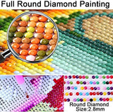 5D Diamond DIY Painting Kit, Full Diamond Crystal Embroidery Painting Cross Stitch Craft DIY, Cross Diamond Kit, Beautiful Diamond Painting for Home/Decor/Gift 12x16 Inch (Black Butterfly)