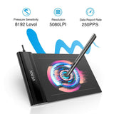 OSU! Drawing Tablet VEIKK S640 Graphic Drawing Tablet Ultra-Thin 6x4 Inch Pen Tablet with 8192 Levels Battery-Free Passive Pen