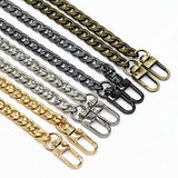 M-W 23.6" Iron Flat Chain Strap Handbag Chains Accessories Purse Straps Shoulder Replacement