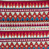ACCOCO 10pcs Quilting Fabric Bundles, 22 x 18 inch（55 x 45cm) Bohemian Pattern Fat Quarters Fabric Bundle, Craft Fabric Bundle Good Design for DIY Craft Sewing Patchwork (Bohemian Style)