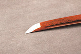 Shijian Folded Steel Japanese Katana Bloody Red Blade Full Tang Samurai Sword