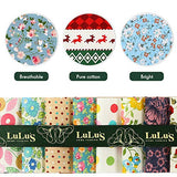 100 Pieces Jelly Fabric Roll 2.6 Inch Roll up Fabric Quilting Strips Floral Printed Craft Fabric Bundle Flower Precut Patchwork Square with Assorted Patterns for DIY Crafts