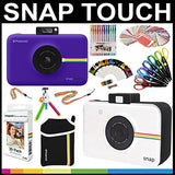 Polaroid Snap Touch Instant Camera Gift Bundle+ ZINK Paper (30 Sheets) + Snap Themed Scrapbook +