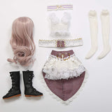 Y&D 1/4 BJD Doll Children Toys 41CM 16inch Ball Jointed SD Dolls with Full Set Clothes Socks Shoes Wig Makeup for Girl Birthday Gift,A