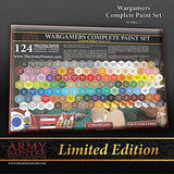 The Army Painter Wargamers Complete Paint Set - Miniature Painting Kit with 124 Model Paints, 5 Bonus Miniatures Paint Brushes and a Free Painting Guide - Miniature Paint Set for Miniature Figures