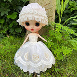 leoglint Blythe Doll Clothes, Dress Clothing for Blythe Doll 30 cm 1/6 Bjd Dolls Azone ICY Licca Doll