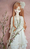 BJD Clothing Sweet White Chiffon Dress Clothes Set for 1/3 BJD SD BB Girl Dollfie Dolls