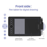 2019 Huion Inspiroy Ink H320M Dual Purpose Drawing Tablet LCD Writing Tablet, Battery-Free Digital Graphics Pen Tablet with 8192 Pressure Sensitivity, 11 Express Keys, Android Support-9inch, Black