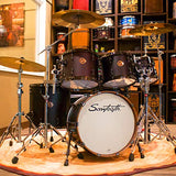 Sawtooth Hickory Series 20" Bass Drum, 6pc Shell Pack, Satin Dark Chocolate (ST-HBD-20-6PC-CS)