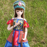 EVA BJD Tibet Priness 1/3 SD Doll 24 inch Ball Jointed Dolls with Dress Hair Shoes and Makeup