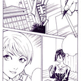 Zig Cartoonist Mangaka Marker Pen 3pc Set for Manga/Cartooning - Violet