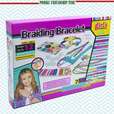 POMIKU Friendship Bracelet Kits, Bracelet Making Kit for Girls Gift Age 6, 7, 8, 9, 10, 11, 12 Year Old, Jewelry Maker Loom with Strings for Kids
