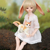 Y&D 1/4 BJD Doll 40.5CM 15.9inch SD Handmade Doll Ball Jointed Doll Full Set Clothes Makeup Custom DIY Toy Gift for Girls,B