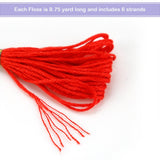 Caydo Embroidery Floss 50 Skeins Friendship Bracelets Floss Rainbow Color Embroidery Thread Cross Stitch Floss with 12 Pieces Floss Bobbins