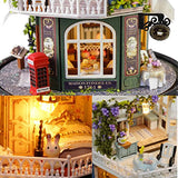 MAGQOO Dollhouse Miniature with Furniture,DIY House Kit Plus Dust Proof and Music Movement, :24 Scale Creative Room Idea for Valentine’s Day(Look for Star)