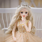 Y&D BJD Doll Deluxe Collector Doll 1/3 Scale Ball Jointed Doll Articulated 23.6 inch 60cm SD Fashion Doll with Full Set Clothes Shoes Wig Makeup Accessories