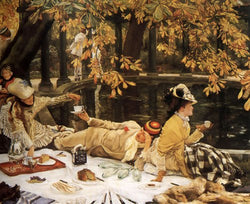 James Jacques Joseph Tissot Holyday (or The Picnic) 89x72 [Kitchen]