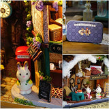 CUTEBEE Box Theatre Doll House Furniture Miniature, 1:24 DIY Dollhouse Kit for Kids (in Winter)