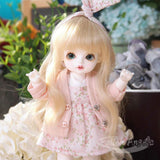 MDSQ BJD Doll Girl SD Doll 1/8 Joint Doll 16CM Full Set Joint Dolls Can Change Clothes Shoes Decoration Wait