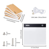 Mlife Flip Book Kit - A5 LED Light Box for Drawing and Tracing & 300 Sheets Animation Paper with Binding Screws for Flip Books A5 Flipbook Kit