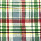 Madras Plaid Fabric (Style 15981) 100% Cotton Printed Fabric 44/45" Wide Sold BTY Shirts,