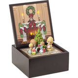 Precious Moments Heirloom Family Christmas Deluxe LED Lighted Music Box Multi-Piece Set 171106