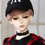 BJD Doll Boy 1/3 DIY Toys 16 Ball Jointed SD Dolls with Clothes Shoes Suit Wig Makeup for Birthday Best Gift 67Cm/26.37Inch,Blackeyeball