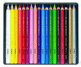 LYRA Color-Giants Lacquered Colored Pencils, 6.25mm Cores, Set of 18, Assorted Colors (3941181)