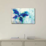 wall26 Beautiful Blue Butterfly on a Vintage Watercolor Background - Canvas Art Home Decor - 16x24 inches