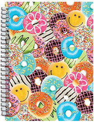 iscream 'Happy Donuts' 3D Cover Spiral-Bound Lined Page 8.5" Journal