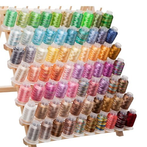 70 Spools Variegated Embroidery Machine Thread