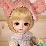 MLyzhe BJD Doll Gold Short Hair Exquisite Little Princess SD 1/6 Full Set Joint Dolls Can Change Clothes Shoes Decoration