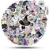 100 Pcs Witchy Stickers, Apothecary Goth Magic Stickers for Water Bottle Hydroflask Laptop Skateboard Computer, Vinyl Cool Stickers for Adults Teens