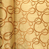 Gold Velvet Jacquard Damask Fabric 118'' Wide sold By The Yard for Curtains, Drapery, Upholstery