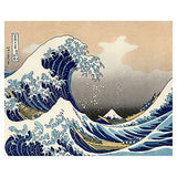 5D DIY Diamond Painting Kits for Adults, Great Wave Off Kanagawa Ukiyo-e, Round Full Drill Diamond Arts Cross Stitch Posters Craft Home Wall Decor (17.7 x 13.8 in)