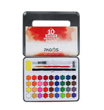 Watercolor Paint Set, 36 Colors in Metal case with Pencil and Bonus Watercolor Brush, Perfect for Students, Kids, Beginners & More (36 Color)