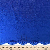 All-Over Micro Sequins Starlight Fabric on Stretch Mesh Fabric 54" Wide Sold BTY (Royal Blue)