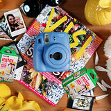 Fujifilm Instax Mini Instant Film (20 Sheets) Instax Mini + 5 Picture Frames + FiberTique Cleaning Cloth (USA Warranty)