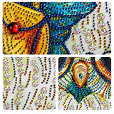 CHUNXIA 3 Pack Diamond Painting Special Shaped Handicraft Needlework 3D Drill Mosaic DIY Diamond Embroidery(Without Frame)25X25cm XZH2525-003-004-007