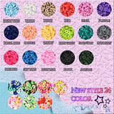 sjavocado Clay Beads 6200 Pieces 2 Boxes Bracelet Making Kit 24 Colors Polymer Clay Beads for Bracelet Making Jewelry Beading Supplies and Charms,Arts Crafts Gifts Set for Girls Teens Kids (Colorful)