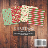 Christmas Scrapbook Paper: Holiday Designs, 8x8 Decorative Craft Paper Pad, Designer Paper For Scrapbooking, Card Making, Origami, DIY Art Craft Projects, Christmas Patterns (Scrapbook Paper Packs)