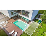 SORARA Outdoor Louvered Pergola 10' × 20' Aluminum White Outdoor Deck Garden Patio Gazebo with Adjustable Roof…