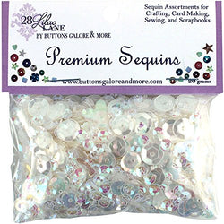 Buttons Galore PS717 28 Lilac Lane Premium Bridal Sequins, Multicolor