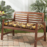 Greendale Home Fashions Indoor/Outdoor Bench Cushion, Timberland Floral, 51-Inch