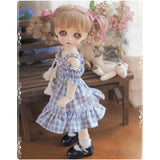Y&D 1/6 BJD Doll SD Doll Full Set 27cm 10.6 inch Jointed SD Dolls Toy Handmade Girl Dolls + Clothes + Socks + Shoes + Wig + Makeup