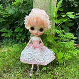 leoglint Blythe Doll Clothes, Dress Clothing for Blythe Doll 30 cm 1/6 Bjd Dolls Azone ICY Licca Doll